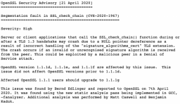 OpenSSL 高危漏洞影響 OpenSSL 1.1.1 的多個版本