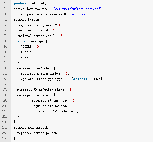 Java protobuf框架使用嚮導