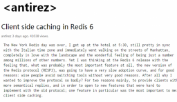 Redis 6 將採用全新協議 RESP3，以提供客戶端緩存功能